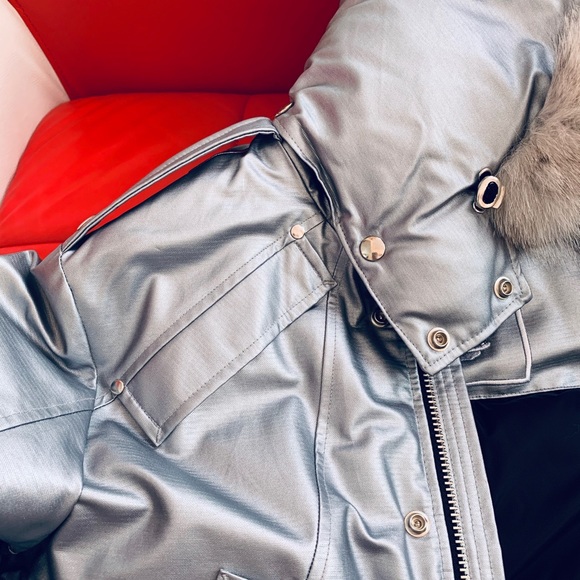 MOOSE KNUCKLES SILVER MEN PARKA LARGE - Picture 12 of 12